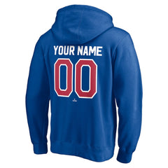 Chicago Cubs Cooperstown Winning Streak Personalized Name & Number Pullover Hoodie - Royal - MLB Online