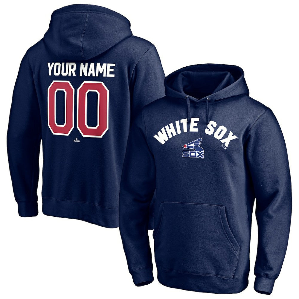 Chicago White Sox Cooperstown Winning Streak Personalized Name & Number Pullover Hoodie - Navy - MLB Discount