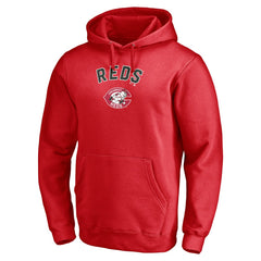 Cincinnati Reds Cooperstown Winning Streak Personalized Name & Number Pullover Hoodie - Red - MLB on Sale