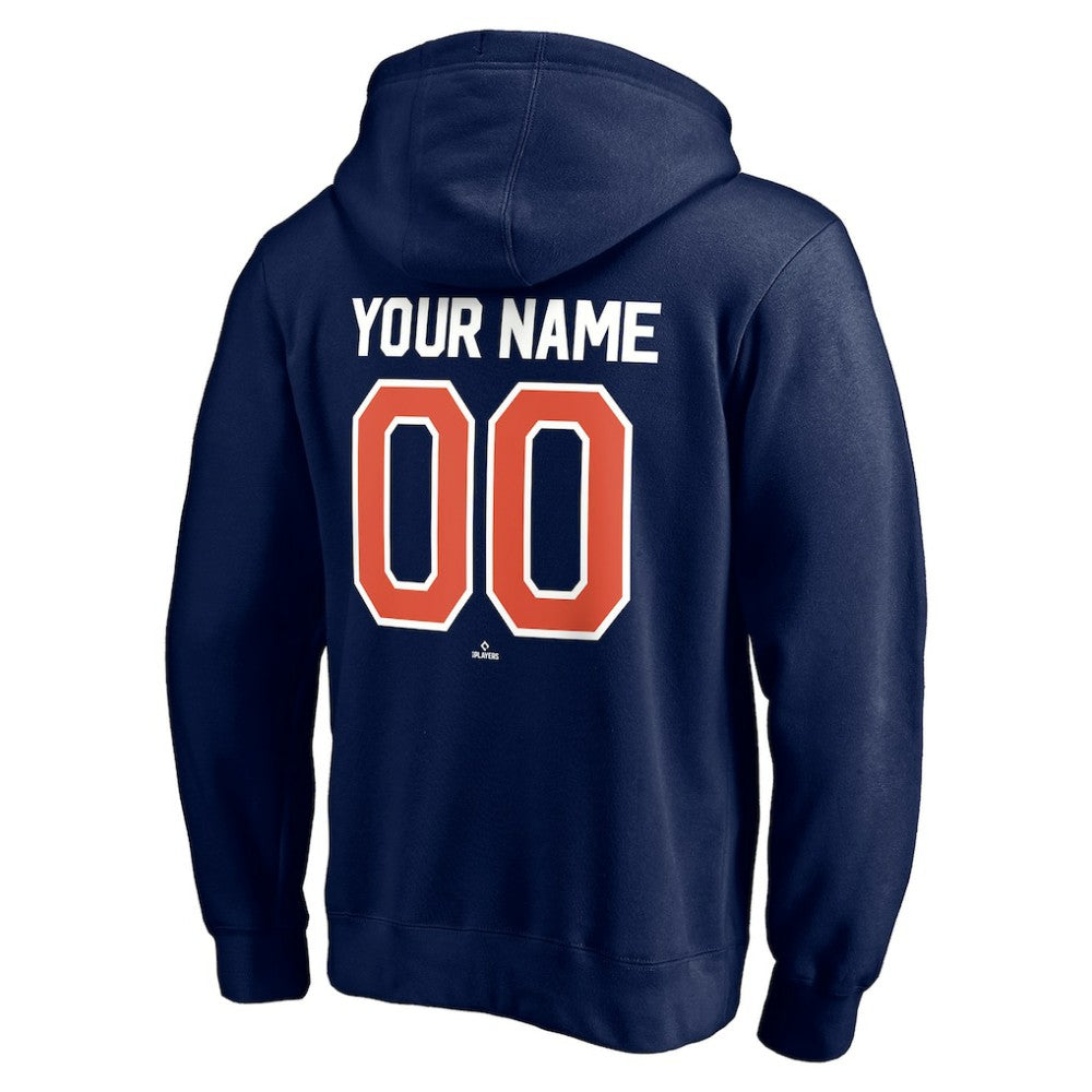 Detroit Tigers Cooperstown Winning Streak Personalized Name & Number Pullover Hoodie - Navy - MLB Discount