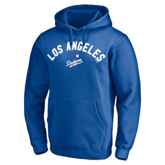 Los Angeles Dodgers Cooperstown Winning Streak Personalized Name & Number Pullover Hoodie - Royal - MLB Online