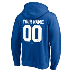 Los Angeles Dodgers Cooperstown Winning Streak Personalized Name & Number Pullover Hoodie - Royal - MLB Online