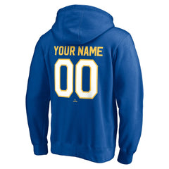Milwaukee Brewers Cooperstown Winning Streak Personalized Name & Number Pullover Hoodie - Royal - MLB Lifestyle