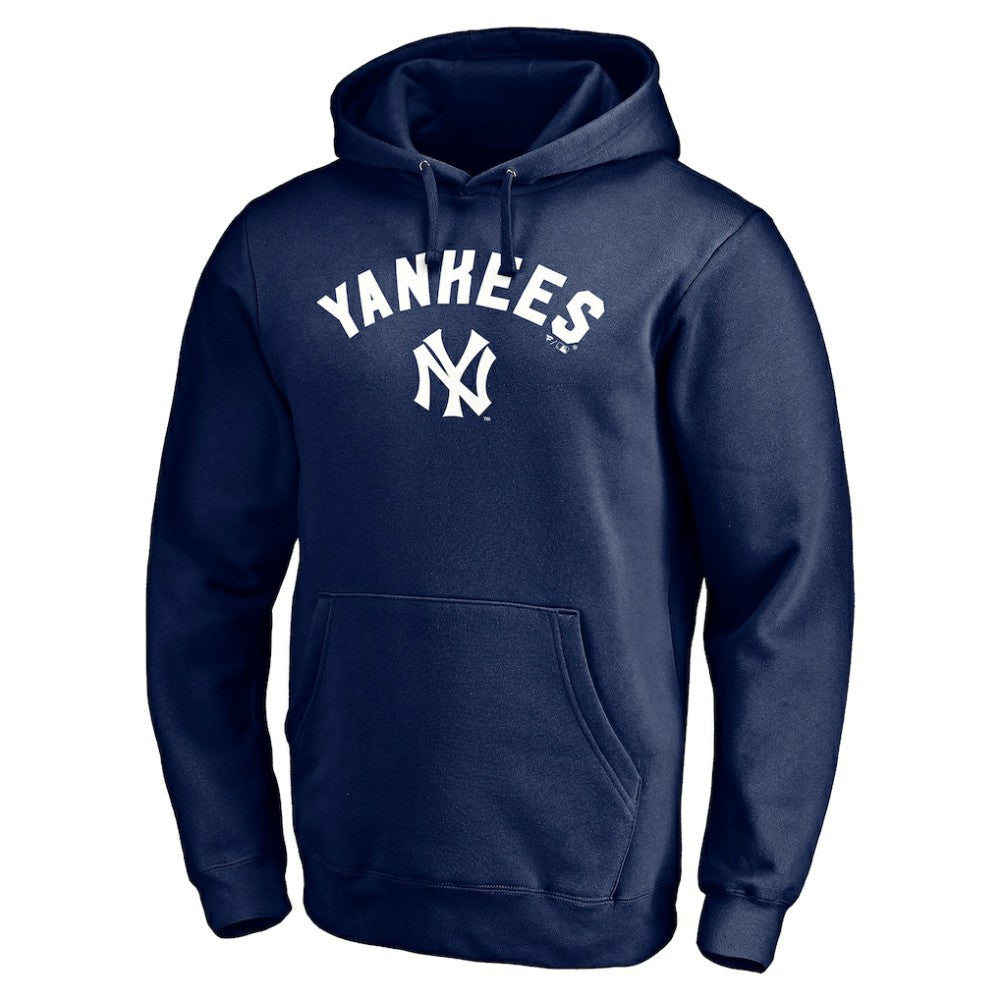New York Yankees Cooperstown Winning Streak Personalized Name & Number Pullover Hoodie - Navy - MLB Discount