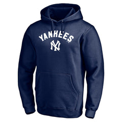 New York Yankees Cooperstown Winning Streak Personalized Name & Number Pullover Hoodie - Navy - MLB Discount