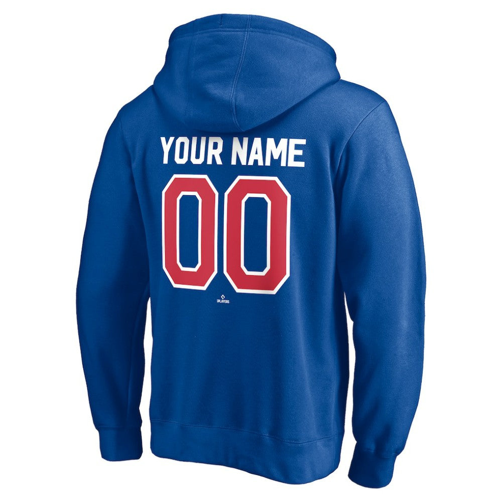 Texas Rangers Cooperstown Winning Streak Personalized Name & Number Pullover Hoodie - Royal - MLB Lifestyle
