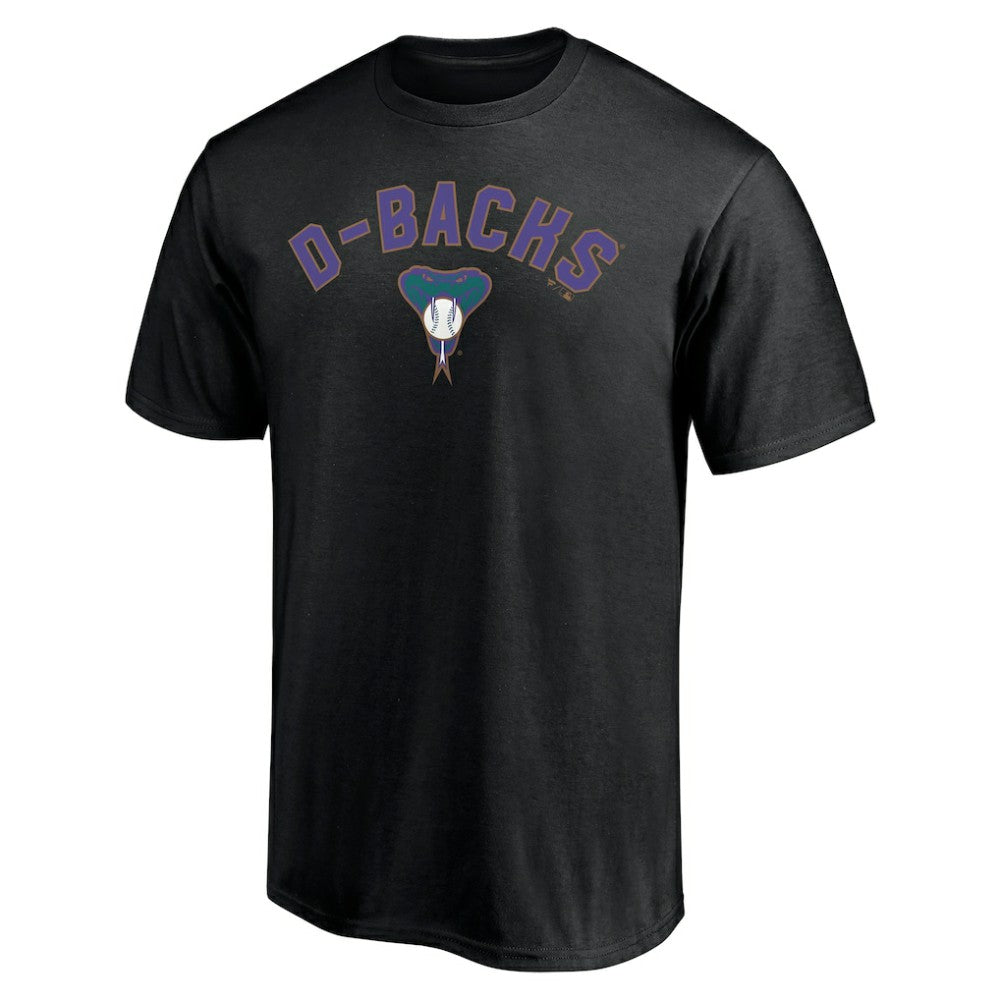 Arizona Diamondbacks Cooperstown Winning Streak Personalized Name & Number T-Shirt - Black - MLB on Sale