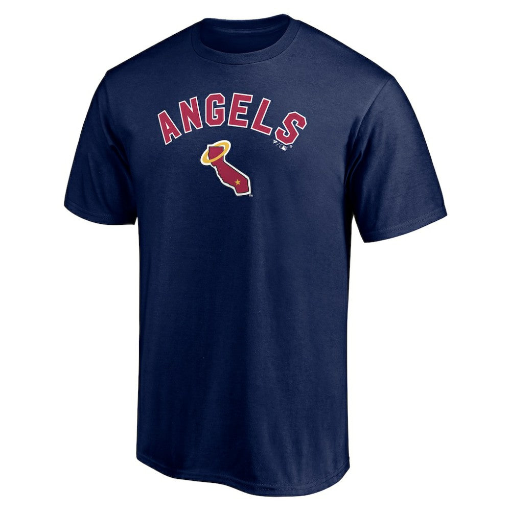 Los Angeles Angels Cooperstown Winning Streak Personalized Name & Number T-Shirt - Navy - MLB on Sale