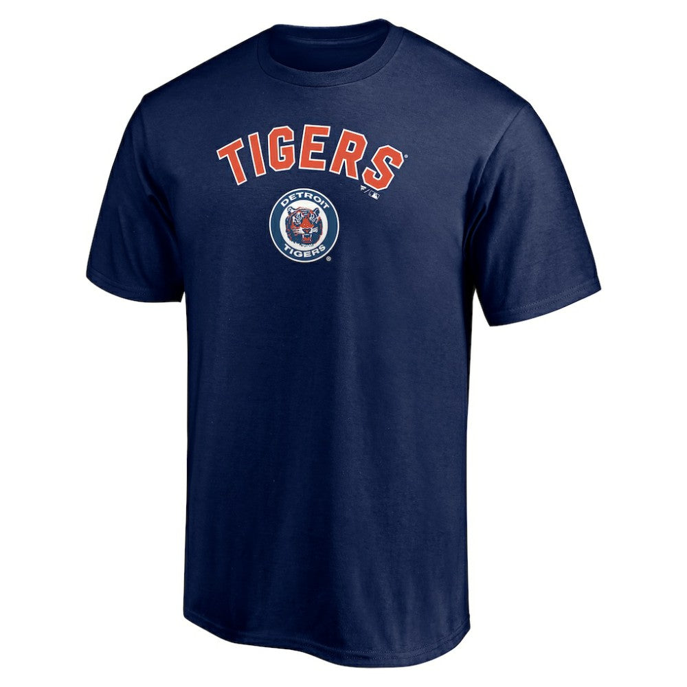 Detroit Tigers Cooperstown Winning Streak Personalized Name & Number T-Shirt - Navy - MLB Discount