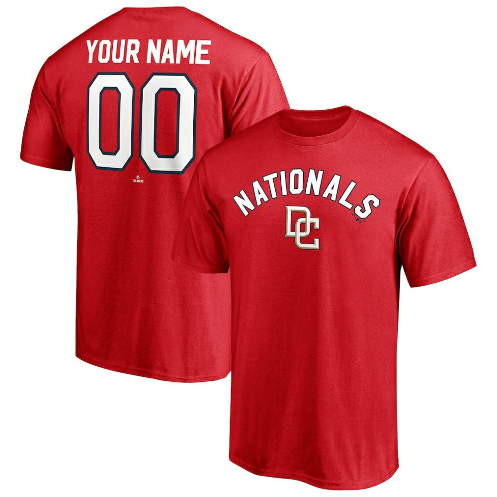 Washington Nationals Cooperstown Winning Streak Personalized Name & Number T-Shirt - Red - MLB Online