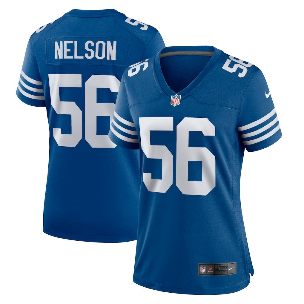 Nike Quenton Nelson Indianapolis Colts Women's Alternate Game Jersey Royal