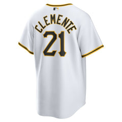 Roberto Clemente Pittsburgh Pirates Nike Home Replica Player Name Jersey - White - Nike Online