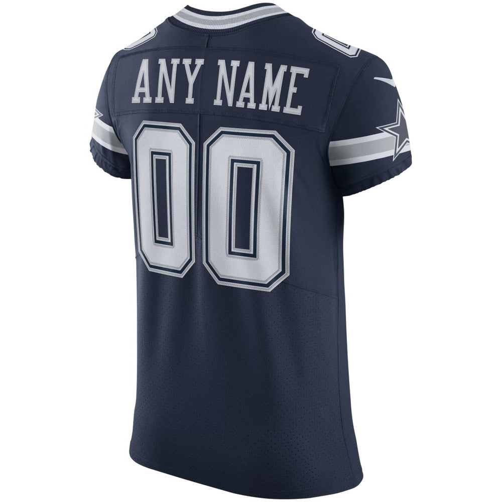 Nike Dallas Cowboys Vapor Elite Custom Jersey Navy