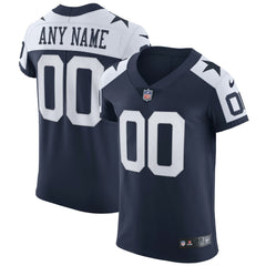 Nike Dallas Cowboys Alternate Vapor Elite Custom Jersey Navy
