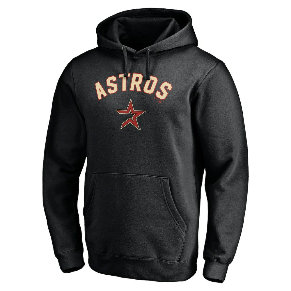 Houston Astros Cooperstown Winning Streak Alternate Personalized Name & Number Pullover Hoodie - Black - MLB Sale