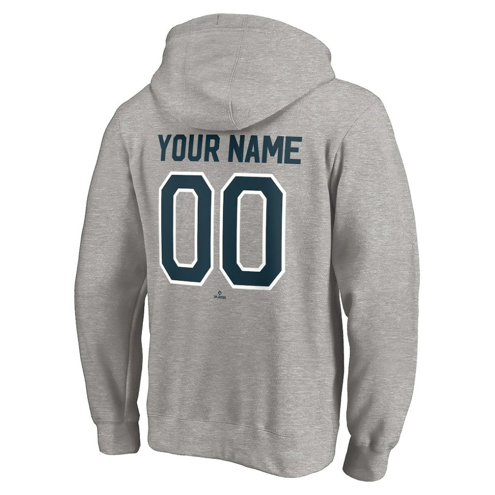 New York Yankees Cooperstown Winning Streak Alternate Personalized Name & Number Pullover Hoodie - Heathered Gray - MLB Online
