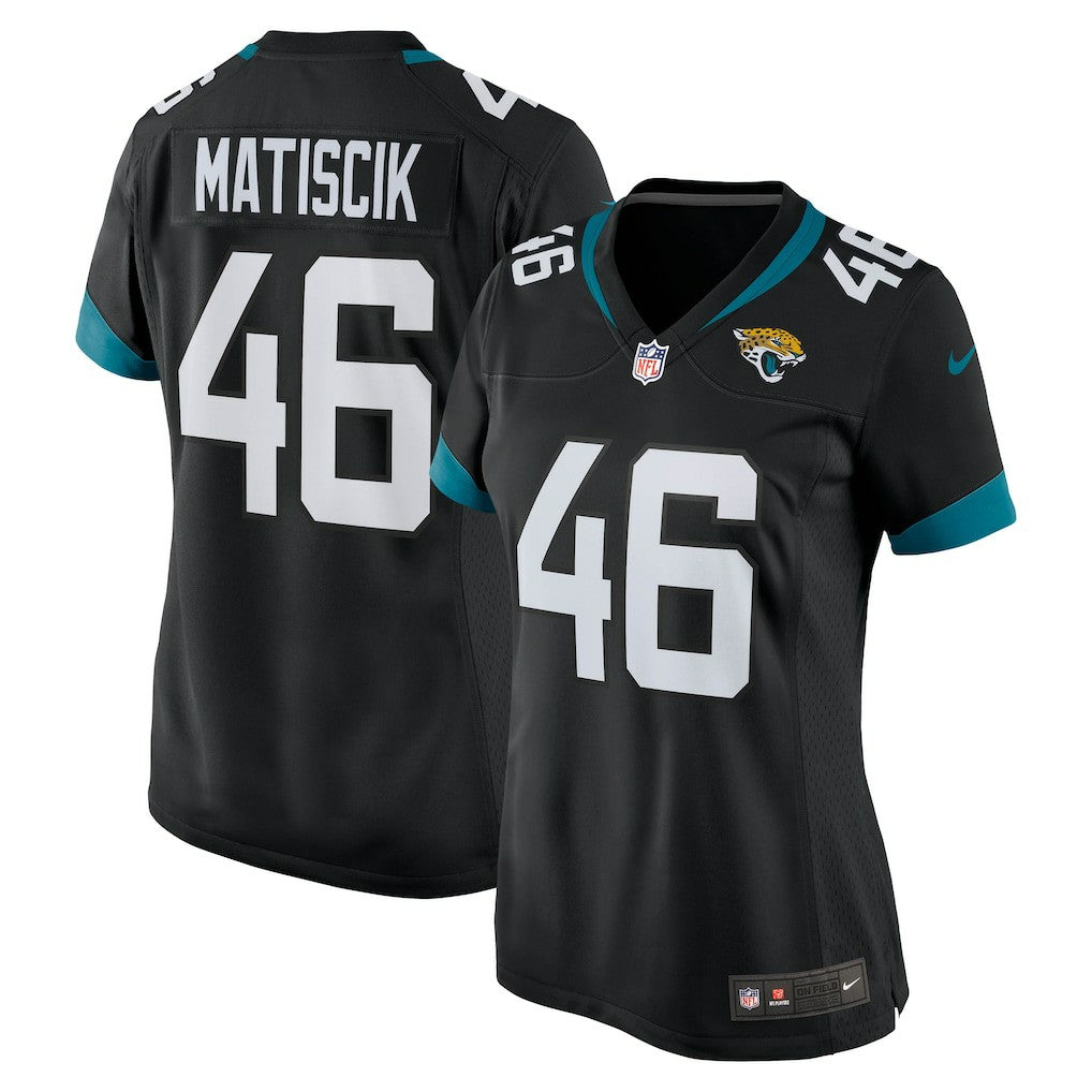 Nike Ross Matiscik Jacksonville Jaguars Women's Game Jersey Black