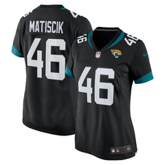 Nike Ross Matiscik Jacksonville Jaguars Women's Game Jersey Black