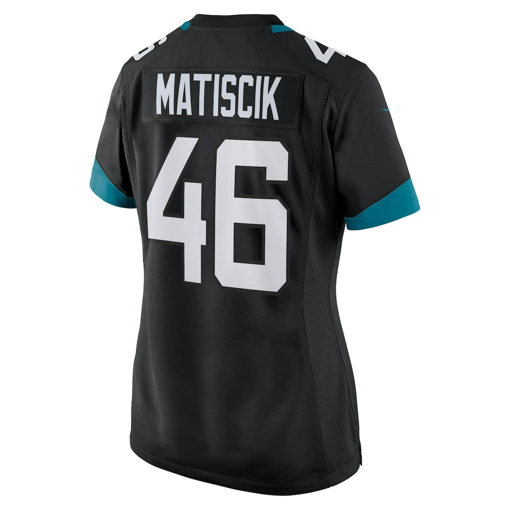 Nike Ross Matiscik Jacksonville Jaguars Women's Game Jersey Black