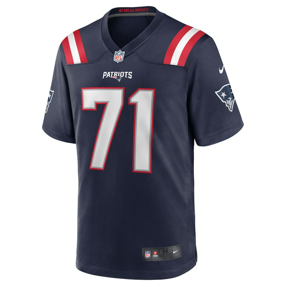 Nike Mike Onwenu New England Patriots Team Game Jersey Navy