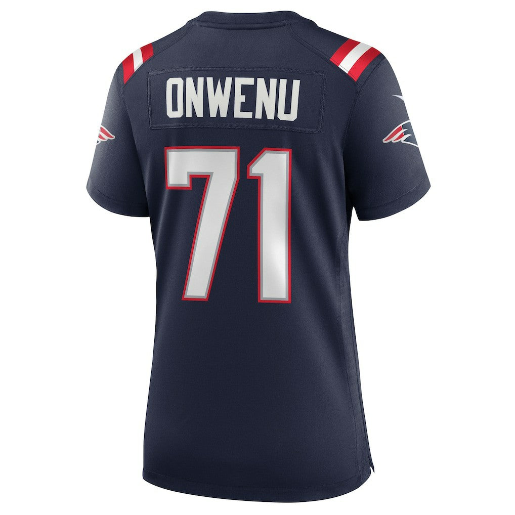 Nike Mike Onwenu New England Patriots Women's Game Jersey Navy