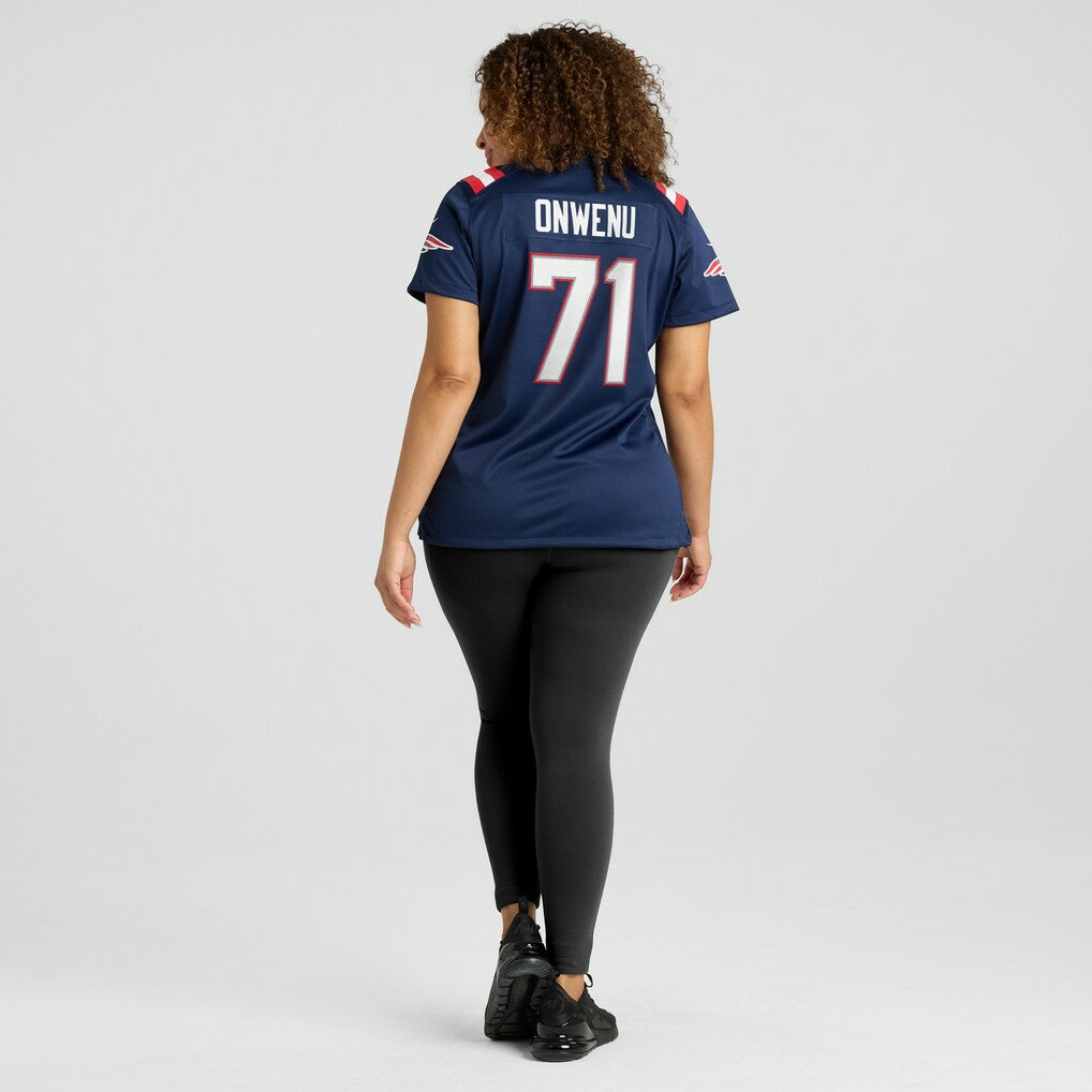 Nike Mike Onwenu New England Patriots Women's Game Jersey Navy