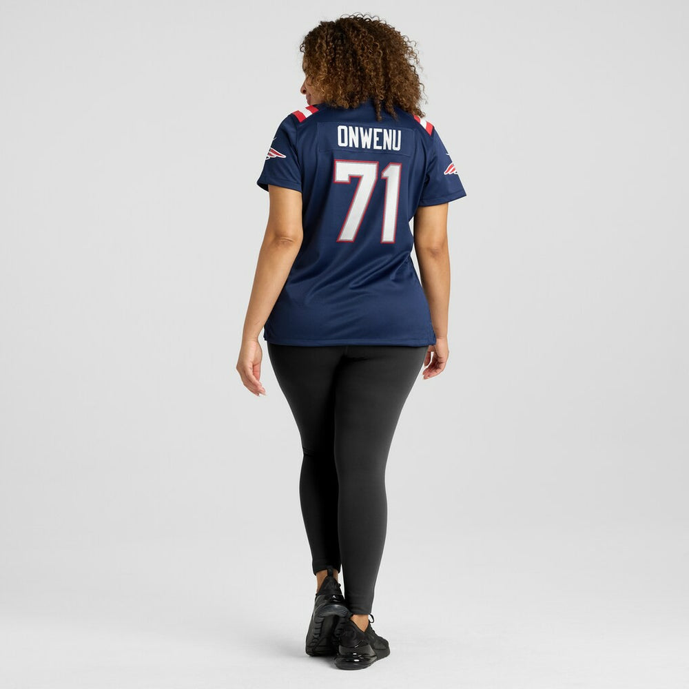 Nike Mike Onwenu New England Patriots Women's Game Jersey Navy