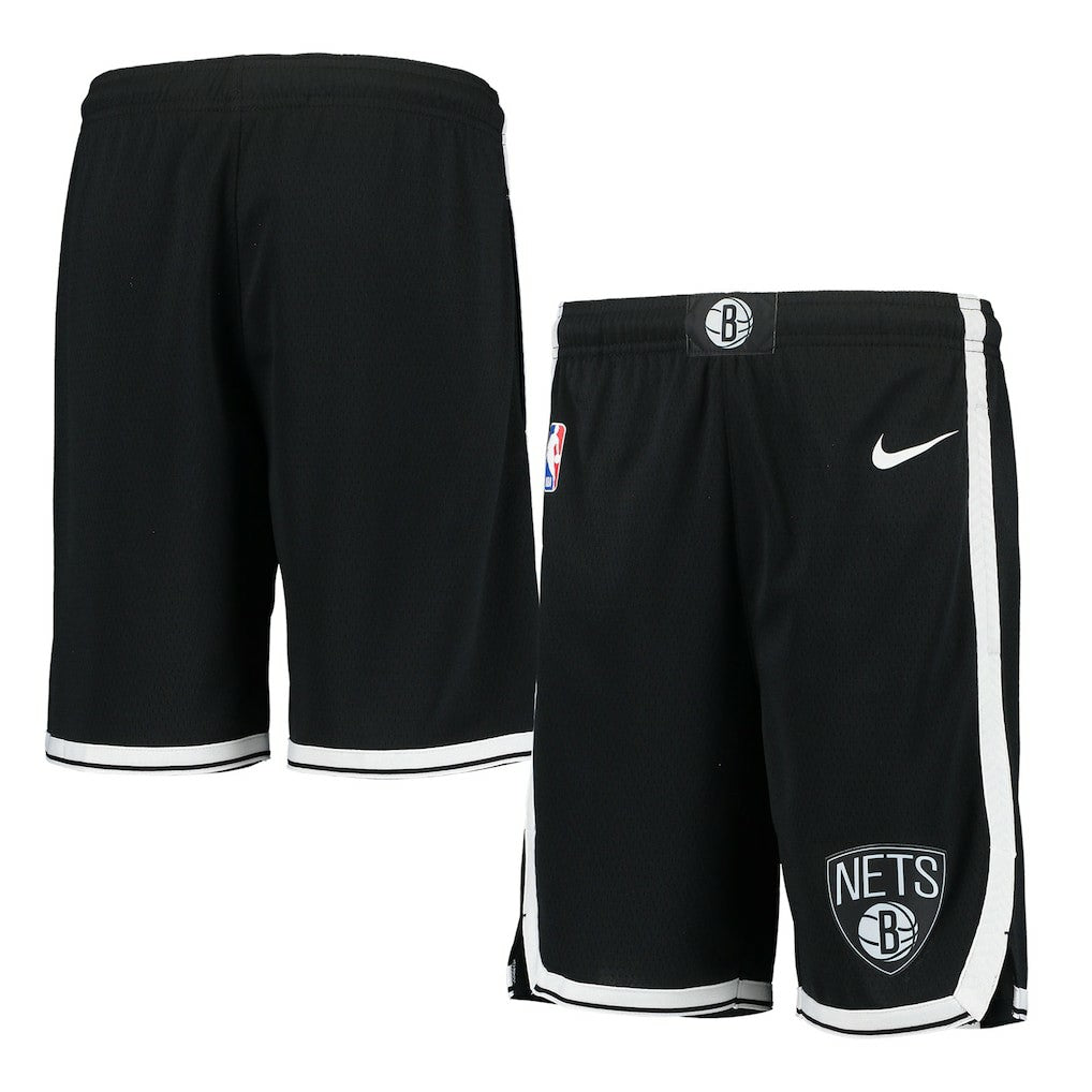 Brooklyn Nets Youth 2020/21 Swingman Performance Shorts Icon Edition Black | Nike for sale