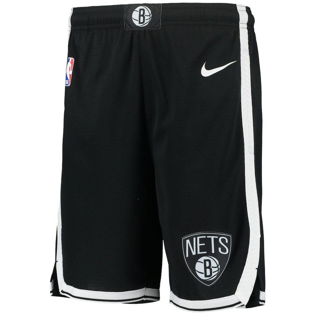 Brooklyn Nets Youth 2020/21 Swingman Performance Shorts Icon Edition Black | Nike for sale