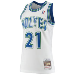 Kevin Garnett Minnesota Timberwolves 1995/96 Hardwood Classics Swingman Jersey White | Mitchell & Ness outlet