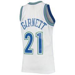 Kevin Garnett Minnesota Timberwolves 1995/96 Hardwood Classics Swingman Jersey White | Mitchell & Ness outlet