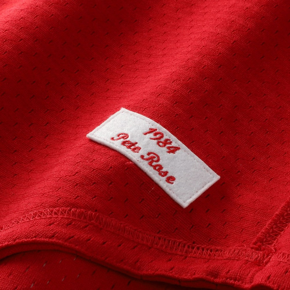 Pete Rose Cincinnati Reds Mitchell & Ness Authentic Batting Practice Jersey - Red - Mitchell & Ness Discount