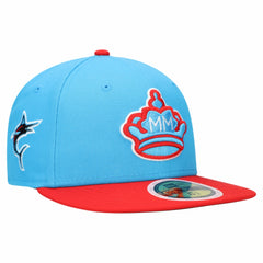 Miami Marlins New Era Youth 2021 City Connect 59FIFTY Fitted Hat - Blue - New Era Online