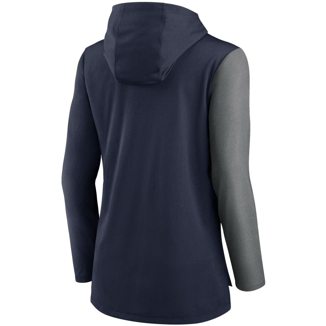 Nike Tennessee Titans Women's Chevron Hoodie Performance Long Sleeve T-Shirt Navy/Heathered Charcoal