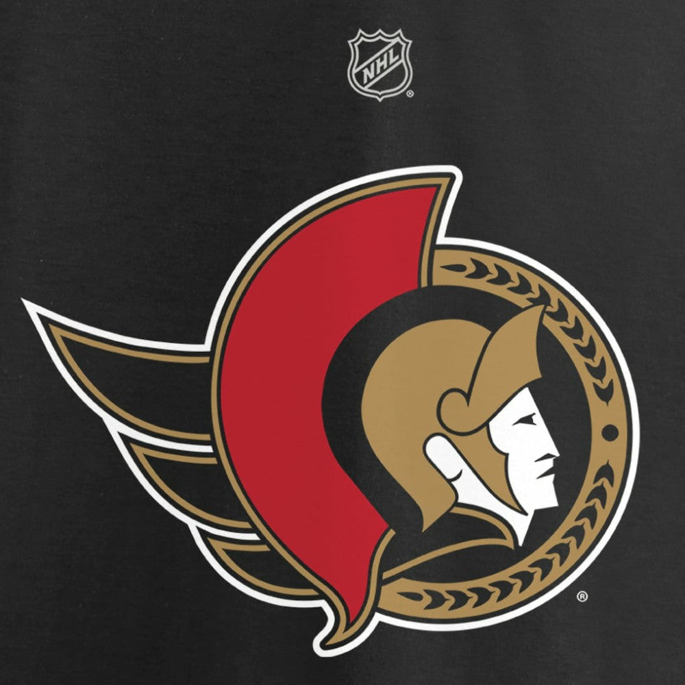 Brady Tkachuk Ottawa Senators Fanatics Women's Authentic Stack Name & Number V-Neck T-Shirt - Black - NHL 4100541