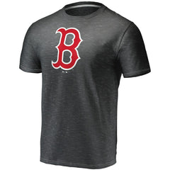 Boston Red Sox Fanatics Official Logo Space Dye T-Shirt - Charcoal - Fanatics Online
