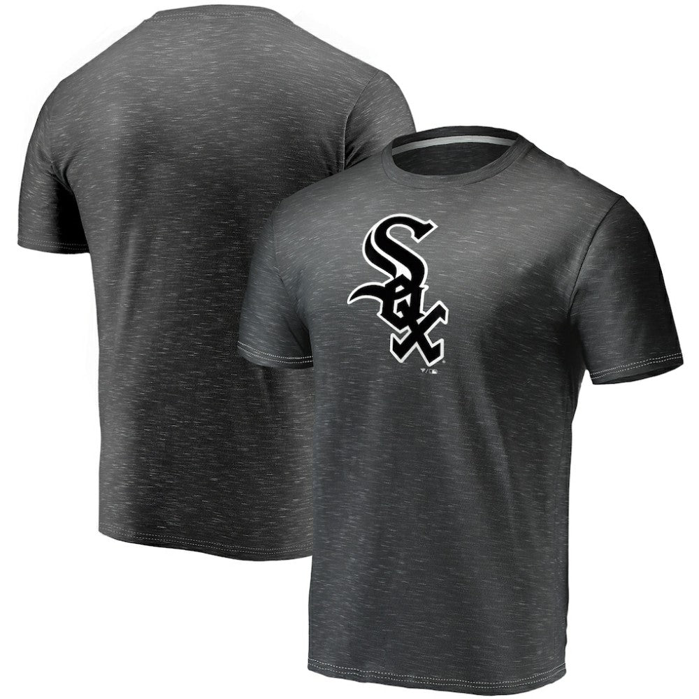 Chicago White Sox Fanatics Official Logo Space Dye T-Shirt - Charcoal - Fanatics Online