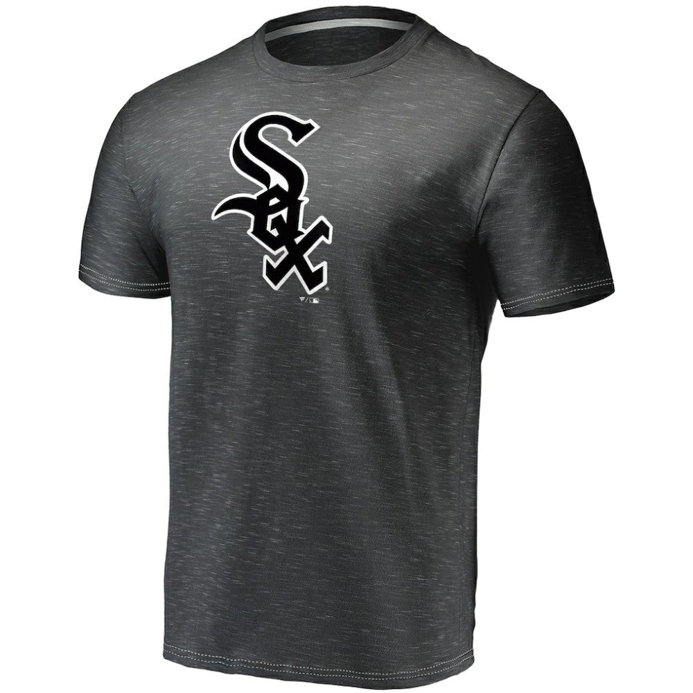 Chicago White Sox Fanatics Official Logo Space Dye T-Shirt - Charcoal - Fanatics Online
