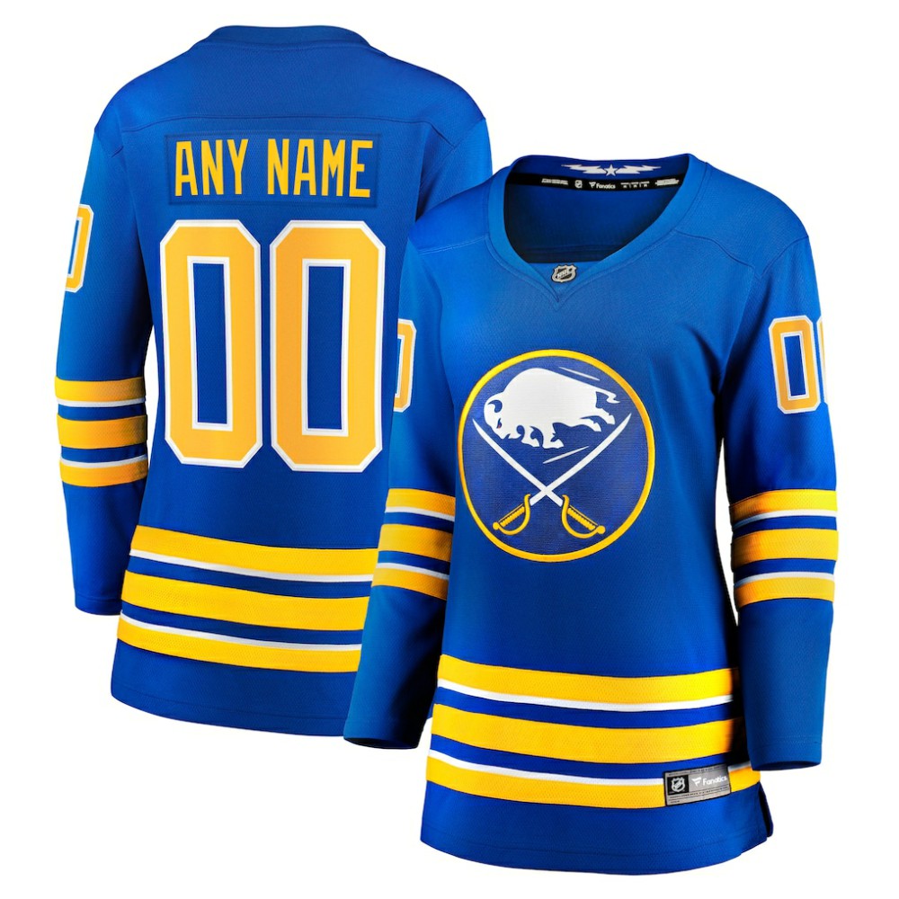 Buffalo Sabres Fanatics Women's Home Breakaway Custom Jersey - Royal - NHL 4104436