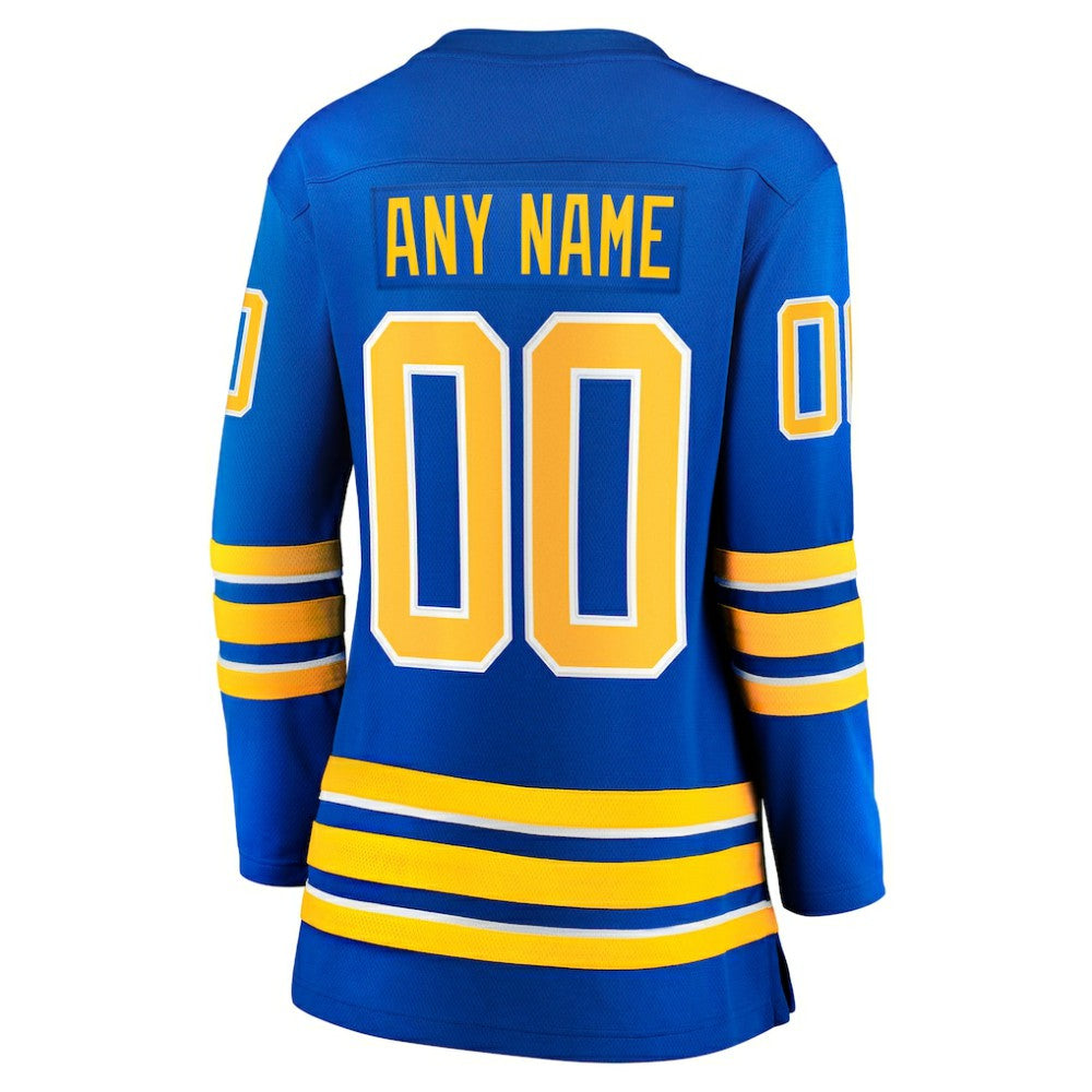 Buffalo Sabres Fanatics Women's Home Breakaway Custom Jersey - Royal - NHL 4104436