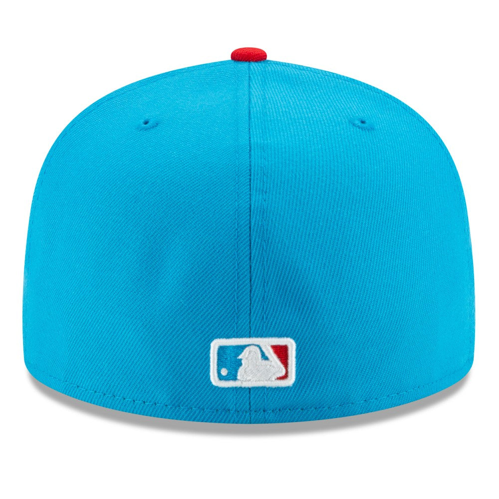 Miami Marlins New Era 2021 City Connect 59FIFTY Fitted Hat - Blue/Red - New Era on Sale