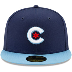 Chicago Cubs New Era 2021 City Connect 59FIFTY Fitted Hat - Navy/Light Blue - New Era Lifestyle