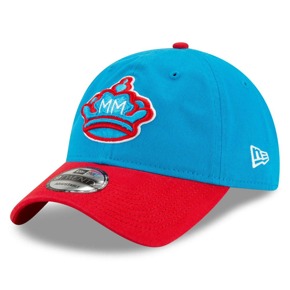 Miami Marlins New Era 2021 City Connect 9TWENTY Adjustable Hat - Blue/Red - New Era Discount