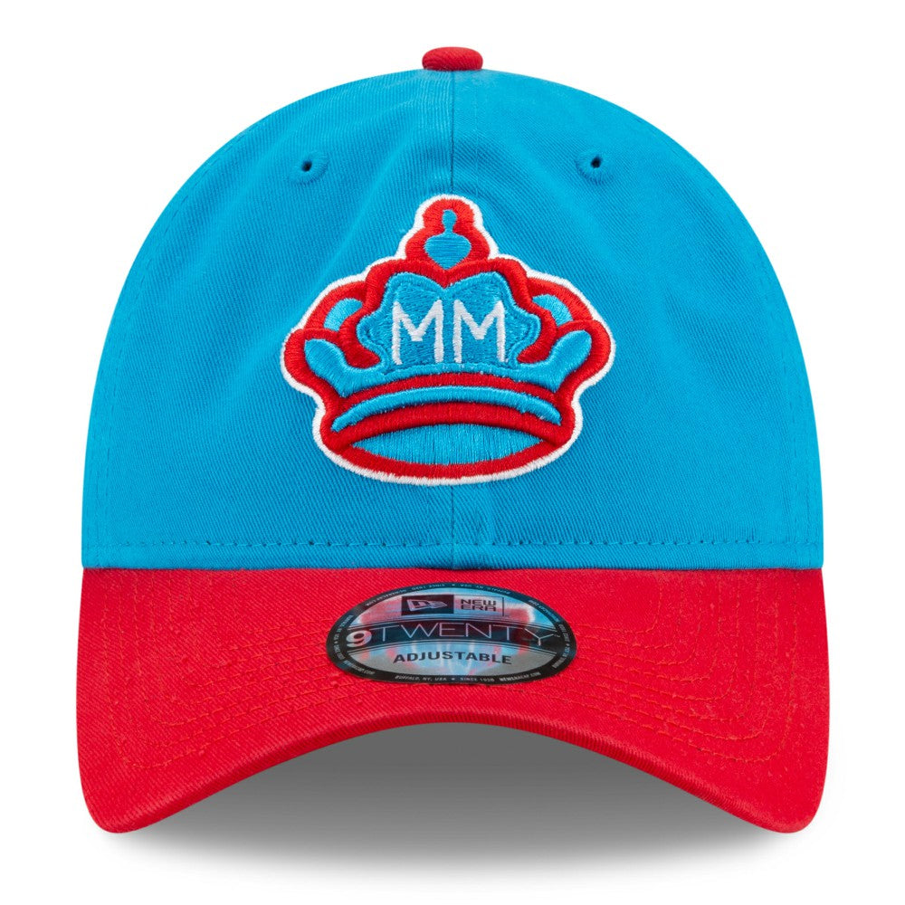 Miami Marlins New Era 2021 City Connect 9TWENTY Adjustable Hat - Blue/Red - New Era Discount