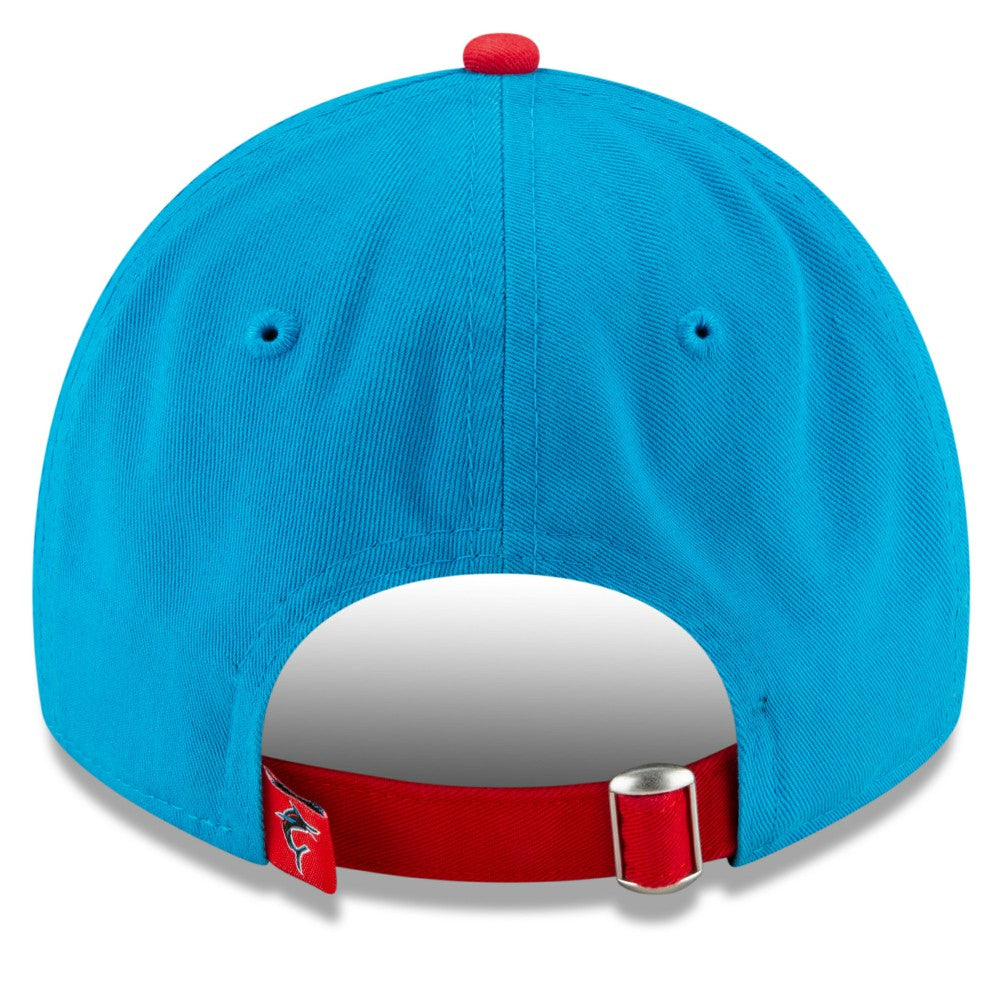 Miami Marlins New Era 2021 City Connect 9TWENTY Adjustable Hat - Blue/Red - New Era Discount