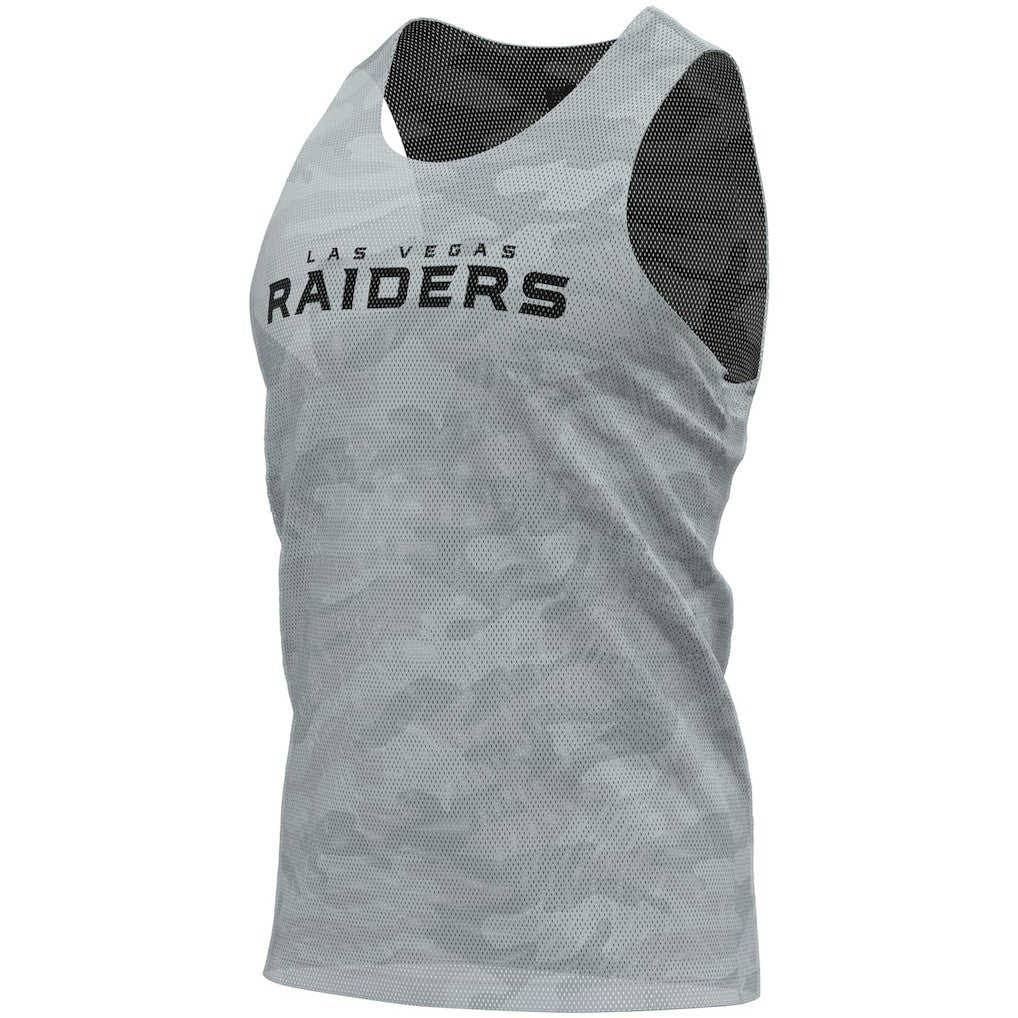 Las Vegas Raiders FOCO Reversible Mesh Tank Top Black/Gray