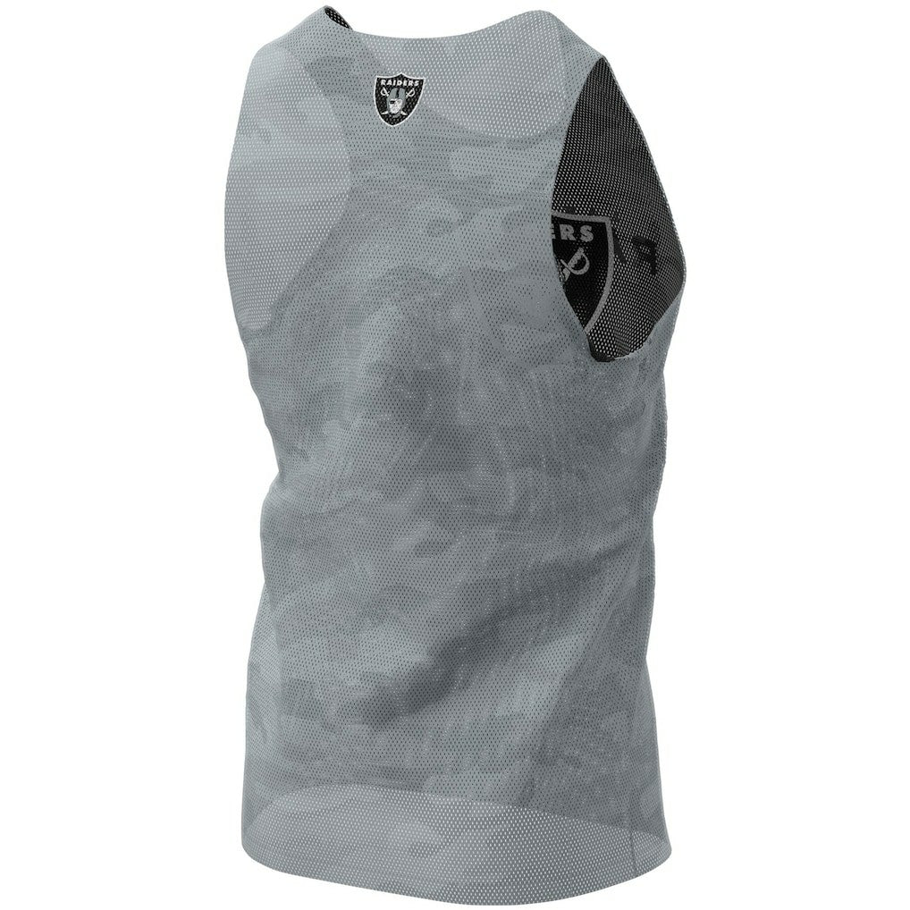 Las Vegas Raiders FOCO Reversible Mesh Tank Top Black/Gray