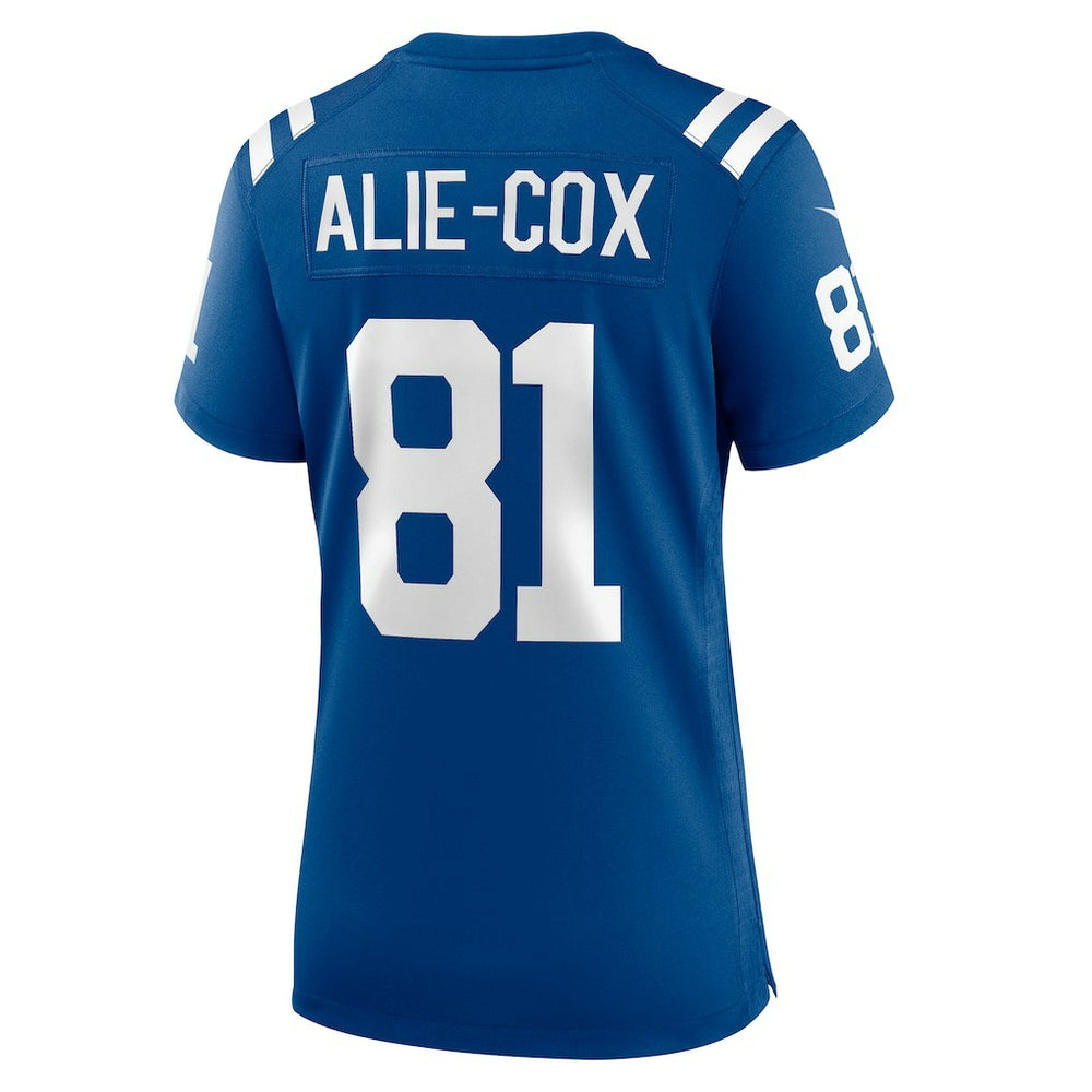 Nike Mo Alie-Cox Indianapolis Colts Women's Team Game Jersey Royal