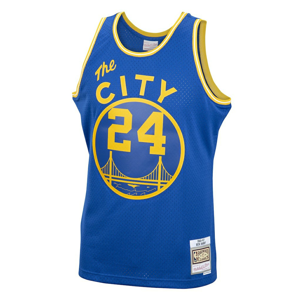 Rick Barry Golden State Warriors 1966/67 Hardwood Classics Swingman Jersey for sale Royal | Mitchell & Ness Near Me