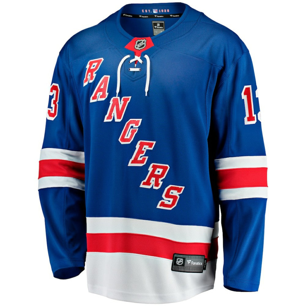 Alexis Lafreniere New York Rangers Fanatics Home Breakaway Jersey - Blue - NHL 4107069